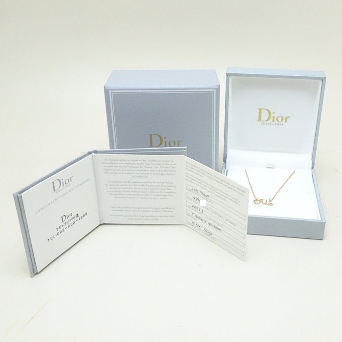 Dior Oui Necklace Diamond K18YG