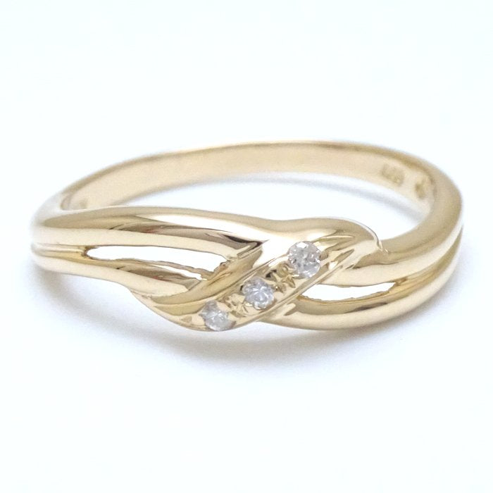 VENDOME Aoyama Diamond Ring K18YG Yellow Gold