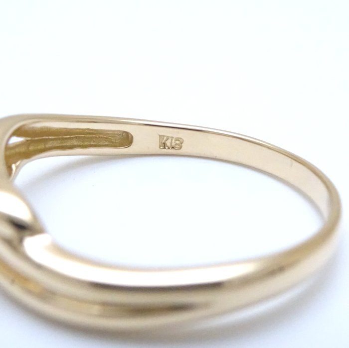 VENDOME Aoyama Diamond Ring K18YG Yellow Gold