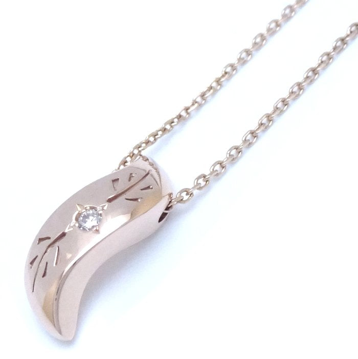 4℃ Diamond Necklace K18PG Pink Gold