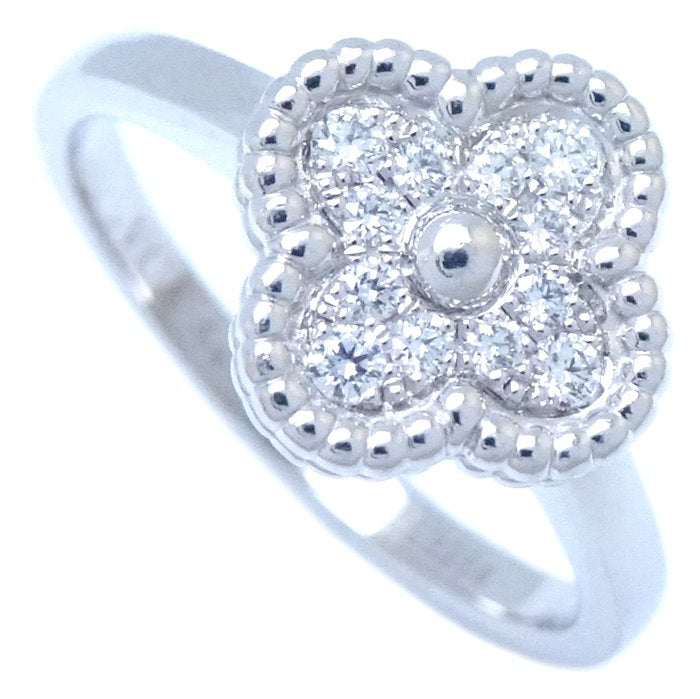 Van Cleef & Arpels Sweet Alhambra Diamond Ring K18WG