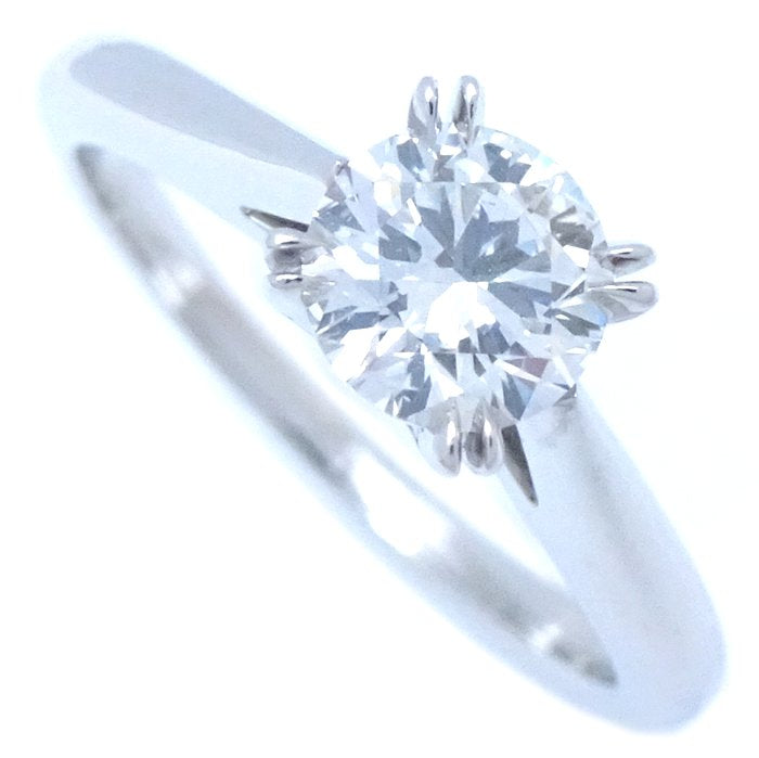 Harry Winston Platinum Diamond Solitaire Ring