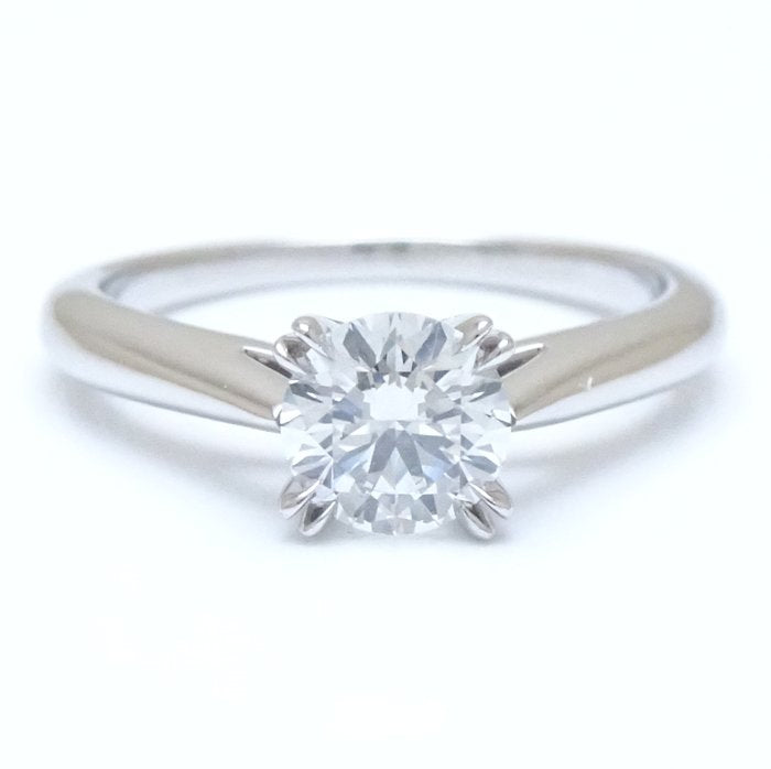 Harry Winston Platinum Diamond Solitaire Ring