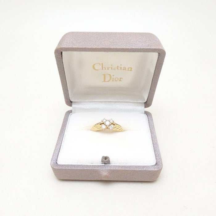 Dior Diamond Ring K18YG 0.54ct