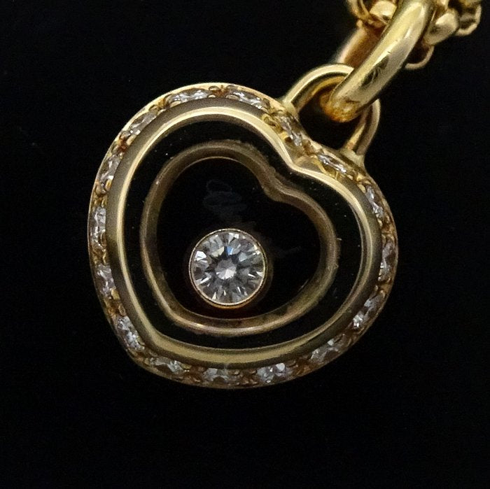 Chopard Happy Diamond Heart Necklace K18YG