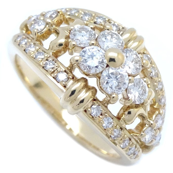 TASAKI Diamond Ring K18YG Yellow Gold