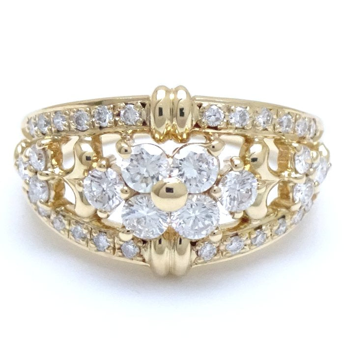 TASAKI Diamond Ring K18YG Yellow Gold