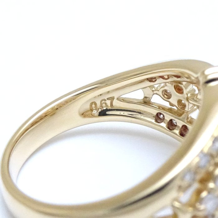 TASAKI Diamond Ring K18YG Yellow Gold