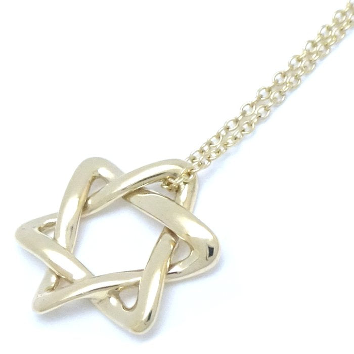 Tiffany & Co Star of David Necklace Elsa Peretti K18YG