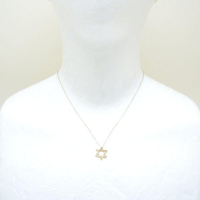 Tiffany & Co Star of David Necklace Elsa Peretti K18YG