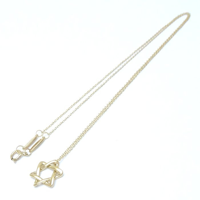 Tiffany & Co Star of David Necklace Elsa Peretti K18YG