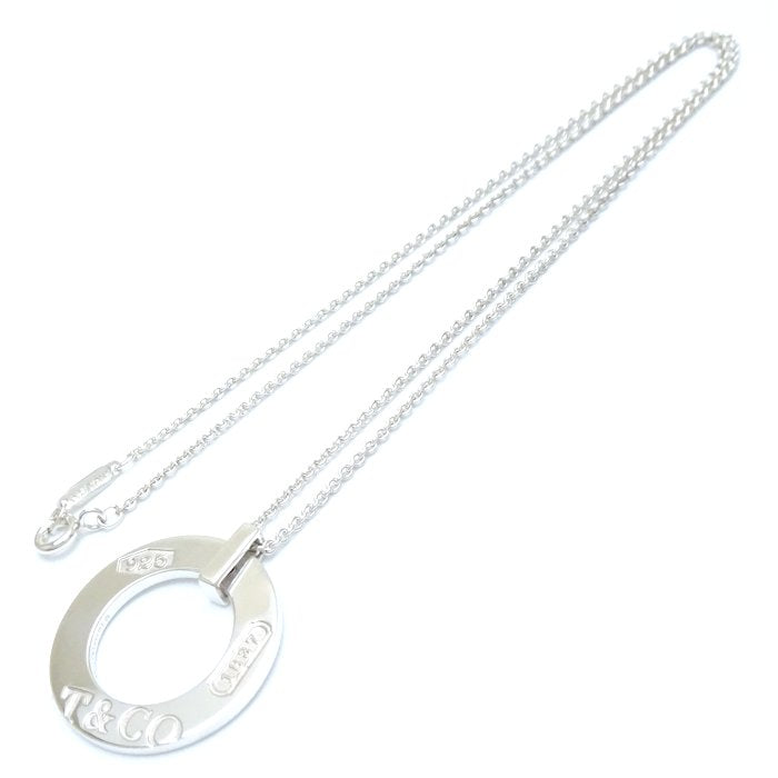 Tiffany & Co Atlas Circle Silver Necklace