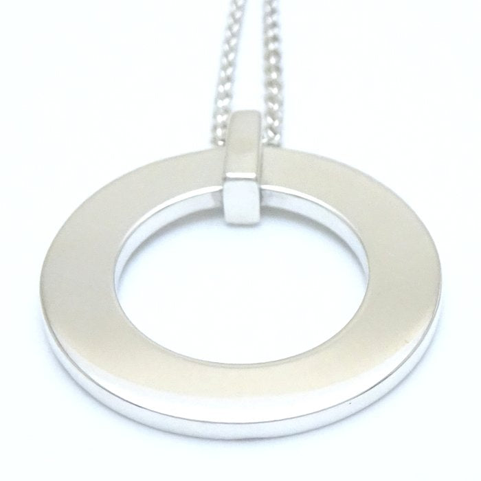 Tiffany & Co Atlas Circle Silver Necklace