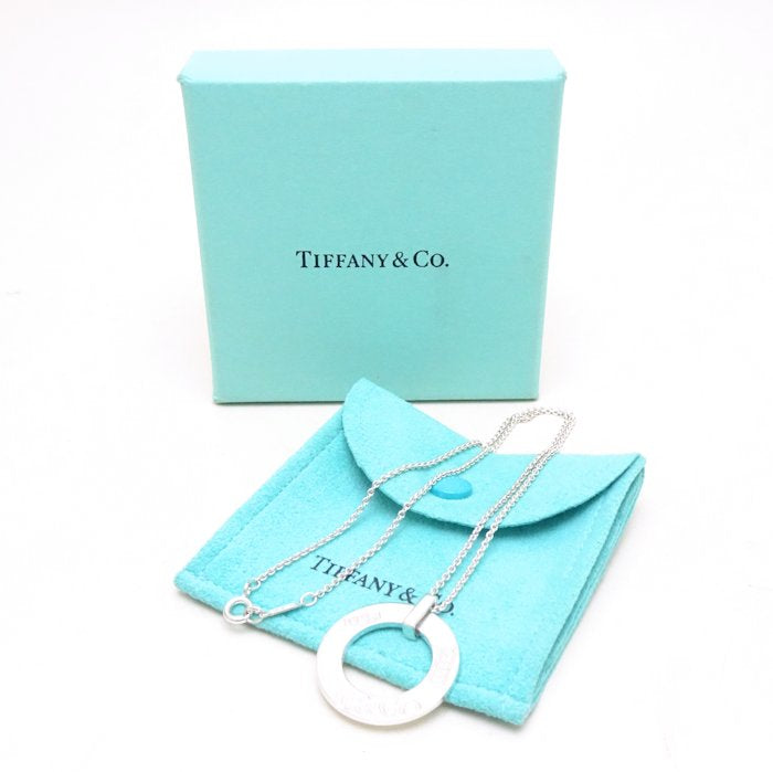 Tiffany & Co Atlas Circle Silver Necklace