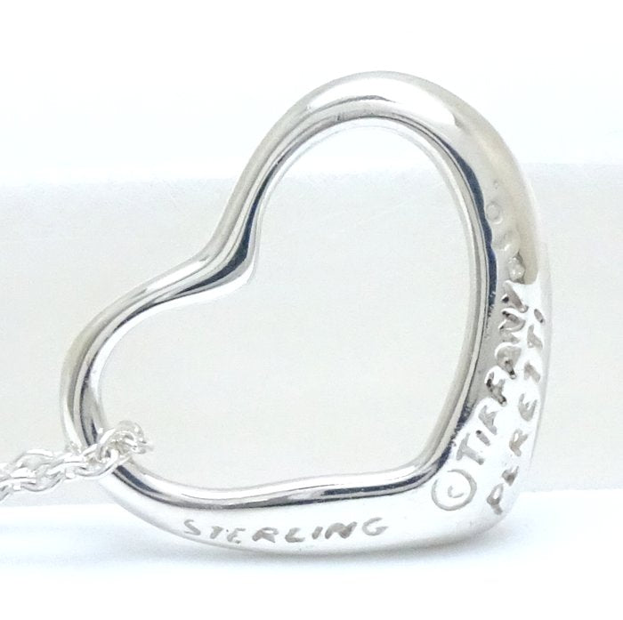 Tiffany & Co Open Heart Necklace Silver 925