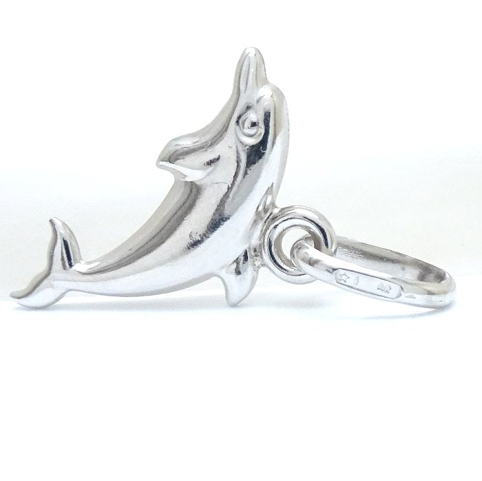 UNOAERRE Dolphin Pendant K18WG White Gold