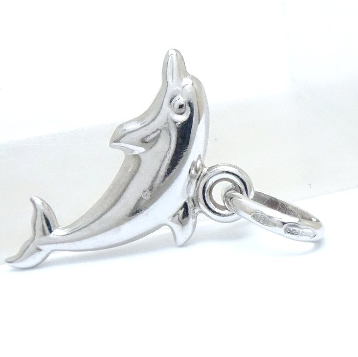 UNOAERRE Dolphin Pendant K18WG White Gold