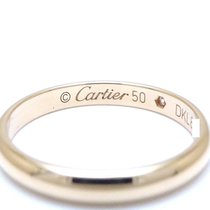 Cartier 1895 Wedding Ring 1P Diamond K18YG