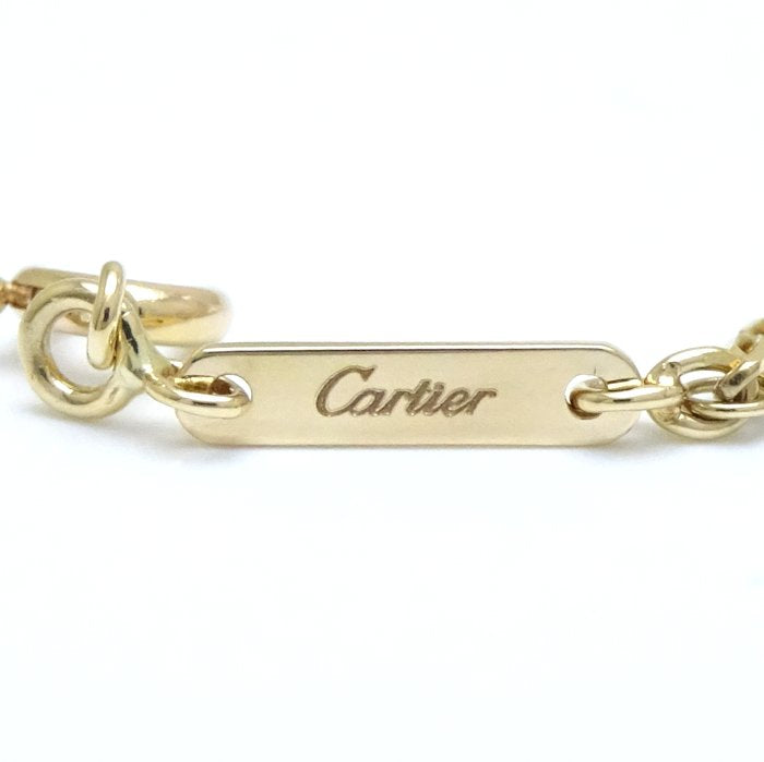 Cartier C Heart Diamond Necklace K18YG