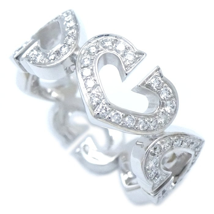 Cartier C Heart Diamond Ring K18WG