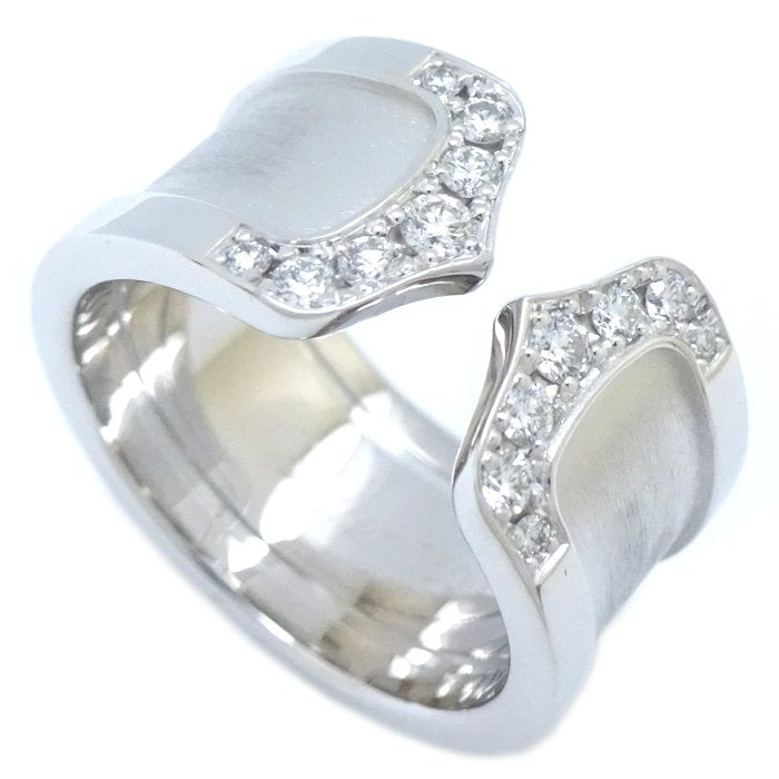 Cartier C2 Diamond Ring K18WG White Gold