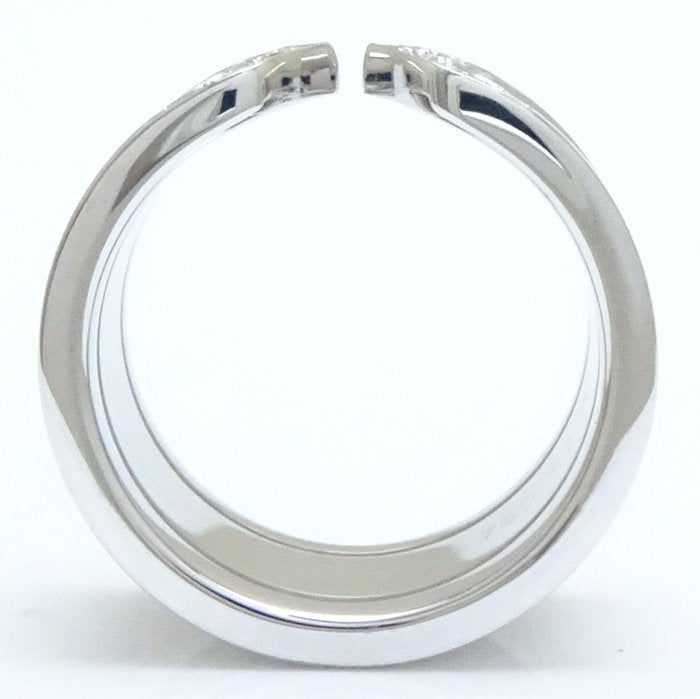 Cartier C2 Diamond Ring K18WG White Gold