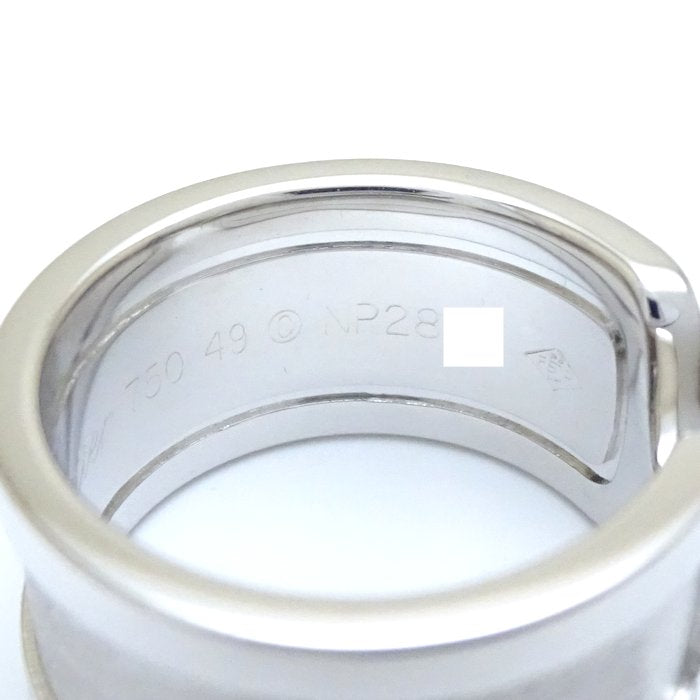 Cartier C2 Diamond Ring K18WG White Gold