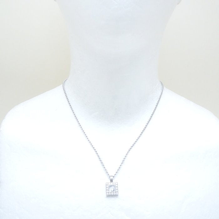 Chopard Happy Diamond Square Necklace K18WG