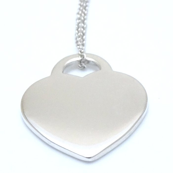 Tiffany & Co Heart Tag Necklace Silver 925