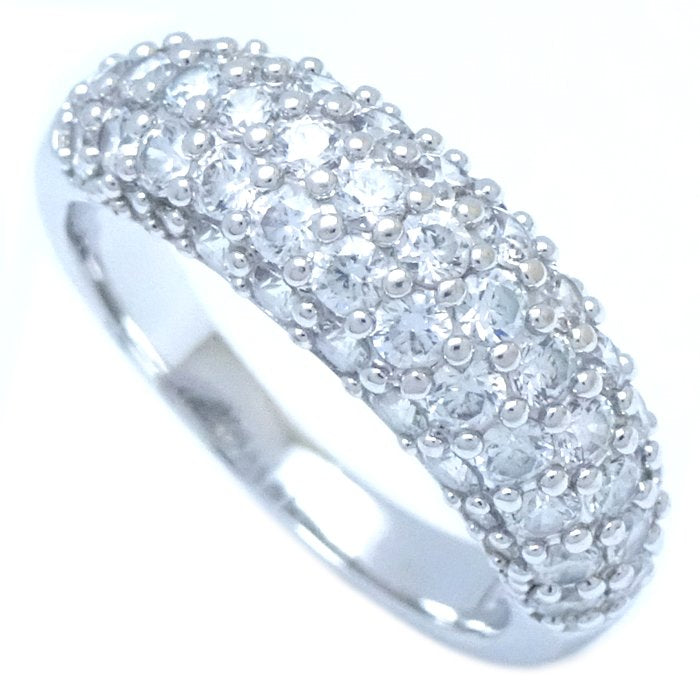 Swarovski Crystal Ring Silver Plated