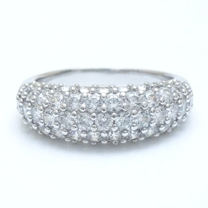 Swarovski Crystal Ring Silver Plated