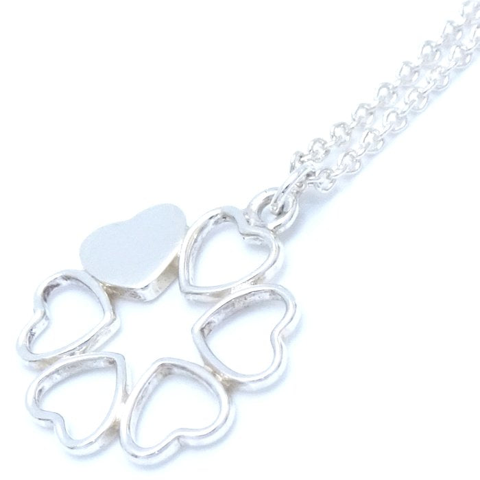 Tiffany & Co Crown of Hearts Necklace Silver 925