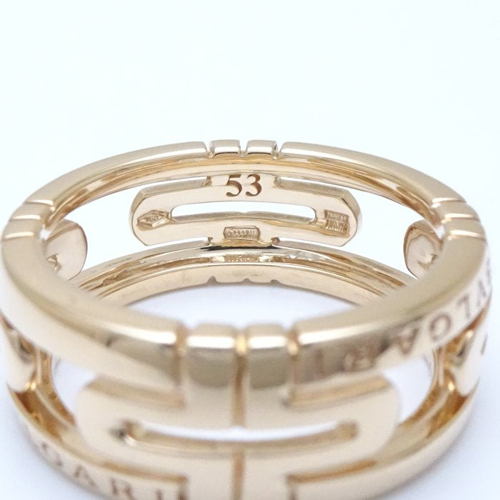 Bvlgari Parentesi Ring K18YG Yellow Gold