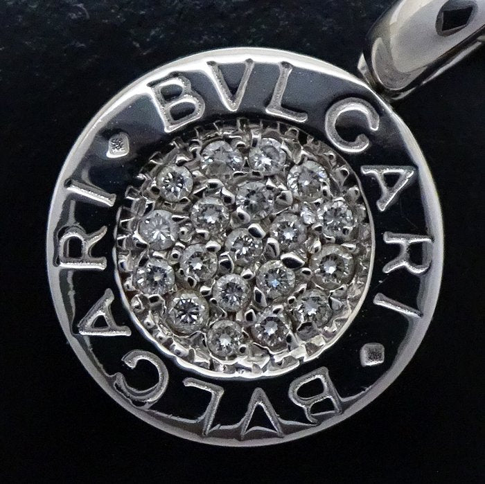 Bvlgari Diamond Necklace K18WG White Gold