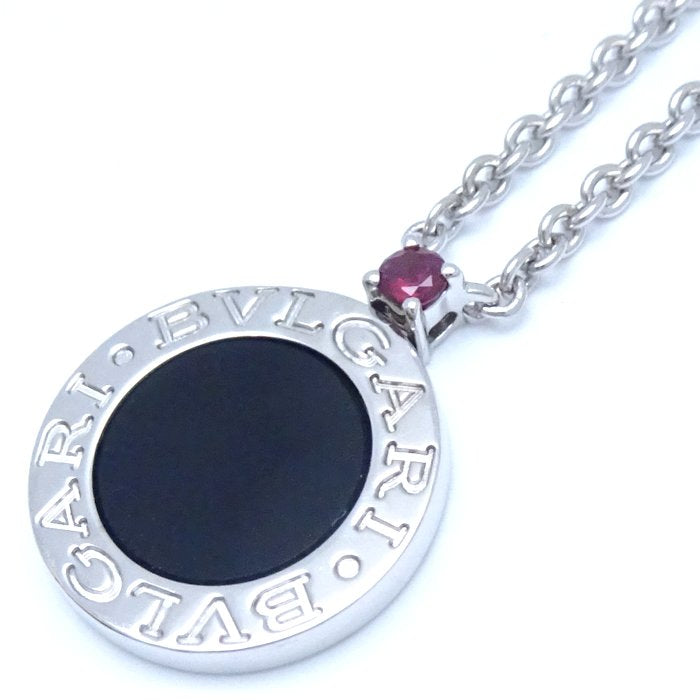 Bvlgari Silver Onyx Necklace Save the Children