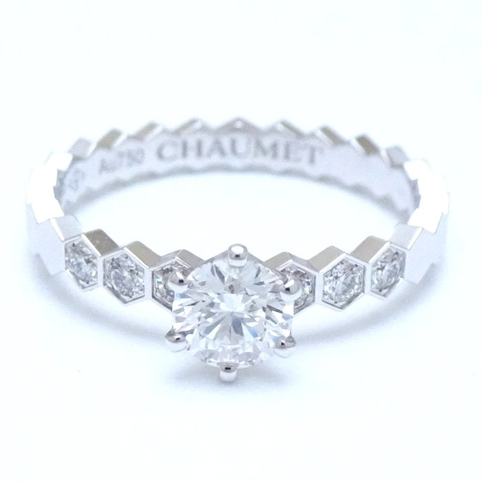 Chaumet Be My Love Solitaire Ring Diamond K18WG