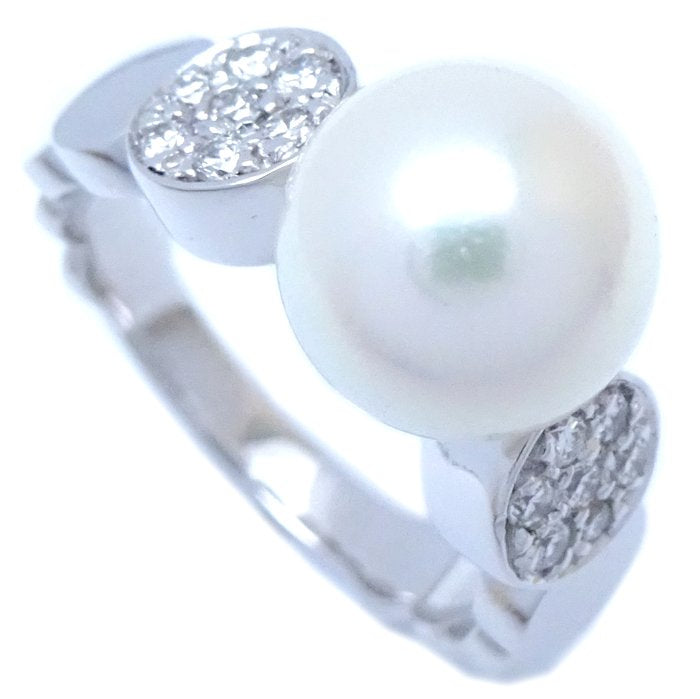 Piaget Pearl Diamond Ring K18WG White Gold