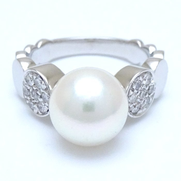 Piaget Pearl Diamond Ring K18WG White Gold