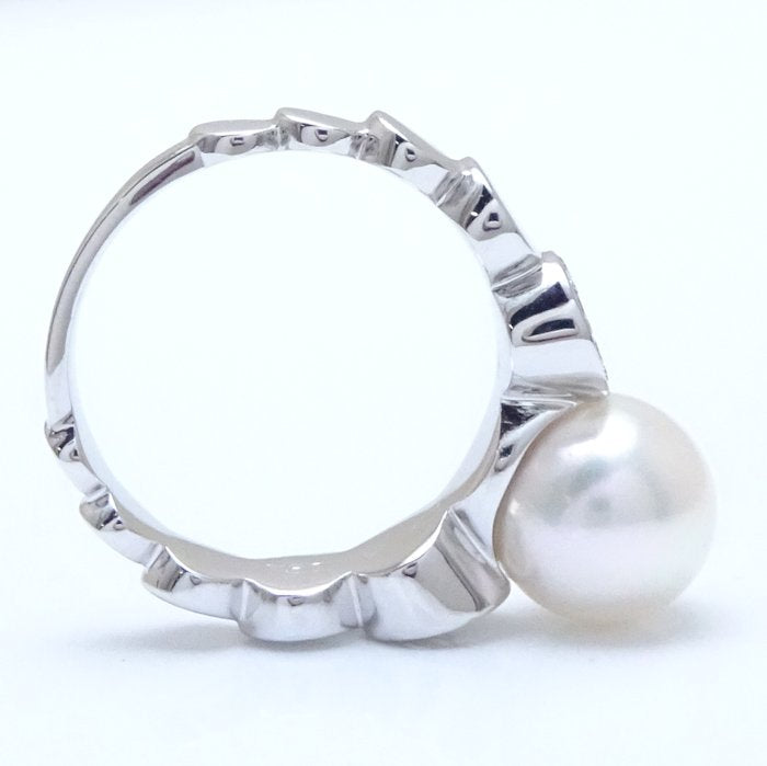 Piaget Pearl Diamond Ring K18WG White Gold