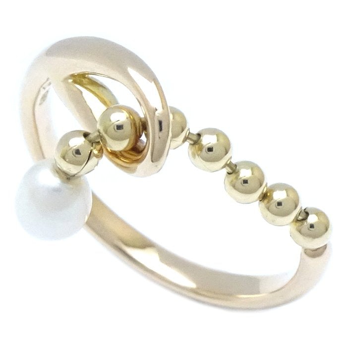 4℃ Pearl Ring K18YG Yellow Gold