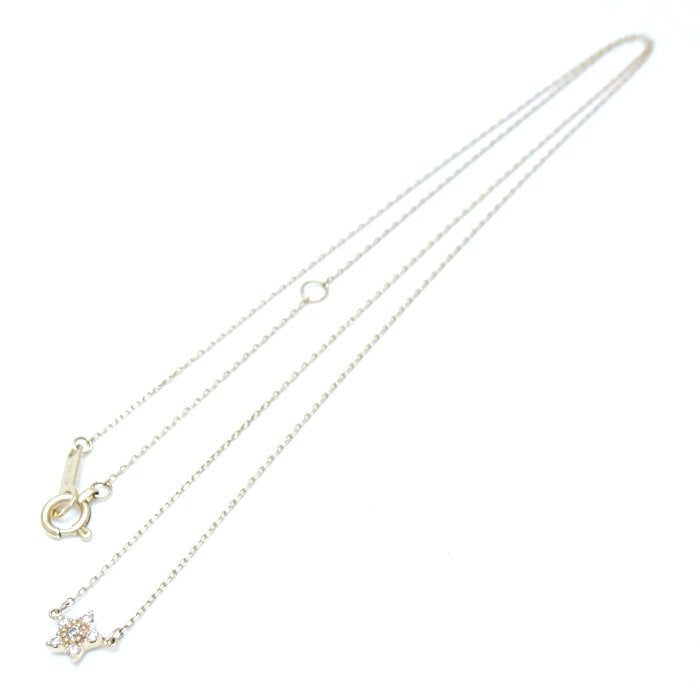 4℃ Diamond Star Necklace K10YG Yellow Gold