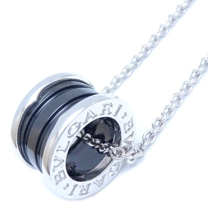 Bvlgari B.zero1 Silver 925 Black Ceramic Necklace