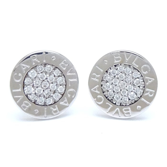 Bvlgari Diamond Earrings K18WG White Gold