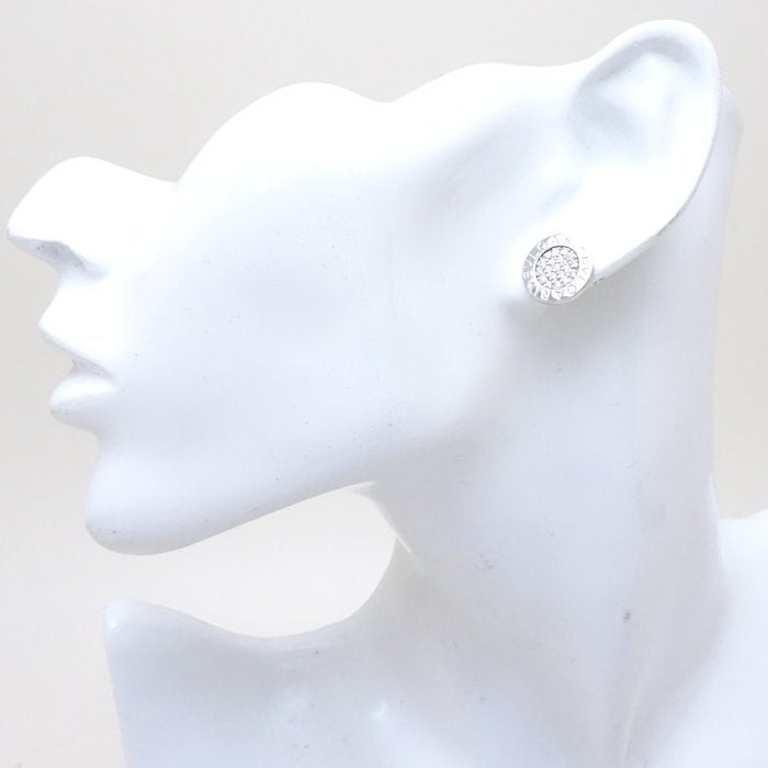 Bvlgari Diamond Earrings K18WG White Gold