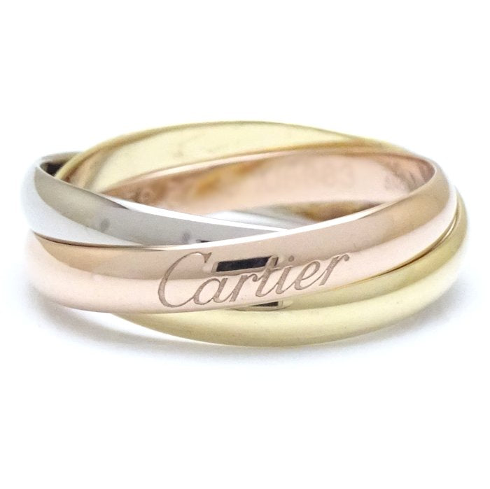 Cartier Trinity Ring K18 Gold #52