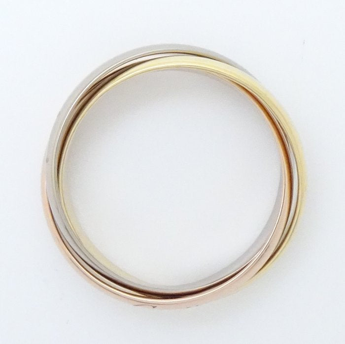 Cartier Trinity Ring K18 Gold #52