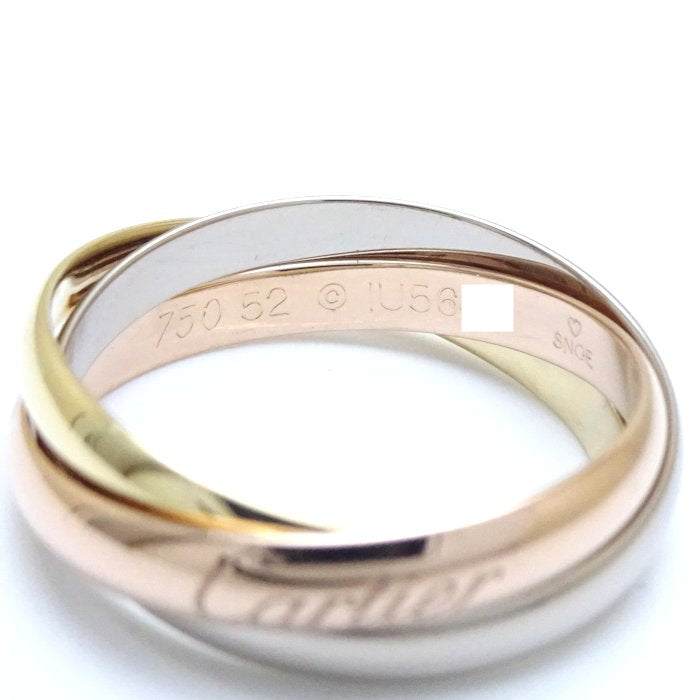 Cartier Trinity Ring K18 Gold #52