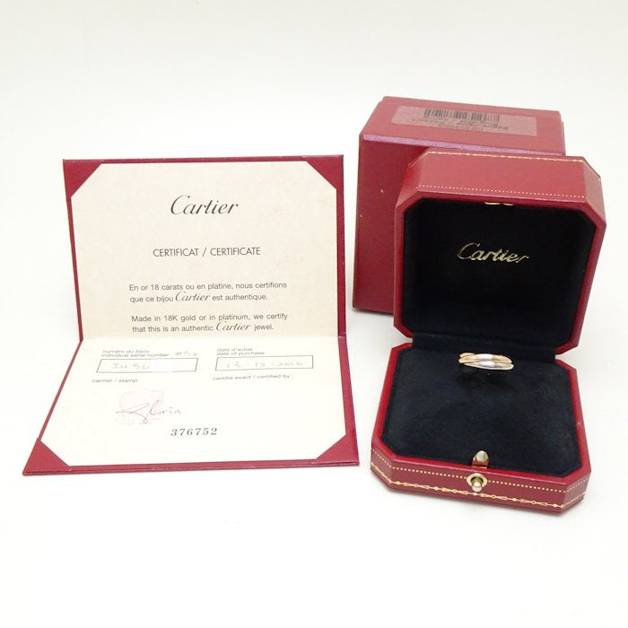 Cartier Trinity Ring K18 Gold #52