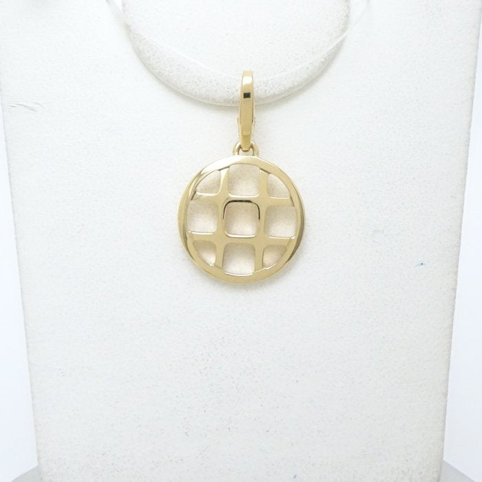 Cartier Pasha Grid Charm Pendant K18YG Gold