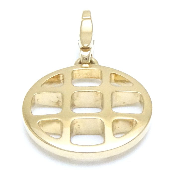 Cartier Pasha Grid Charm Pendant K18YG Gold